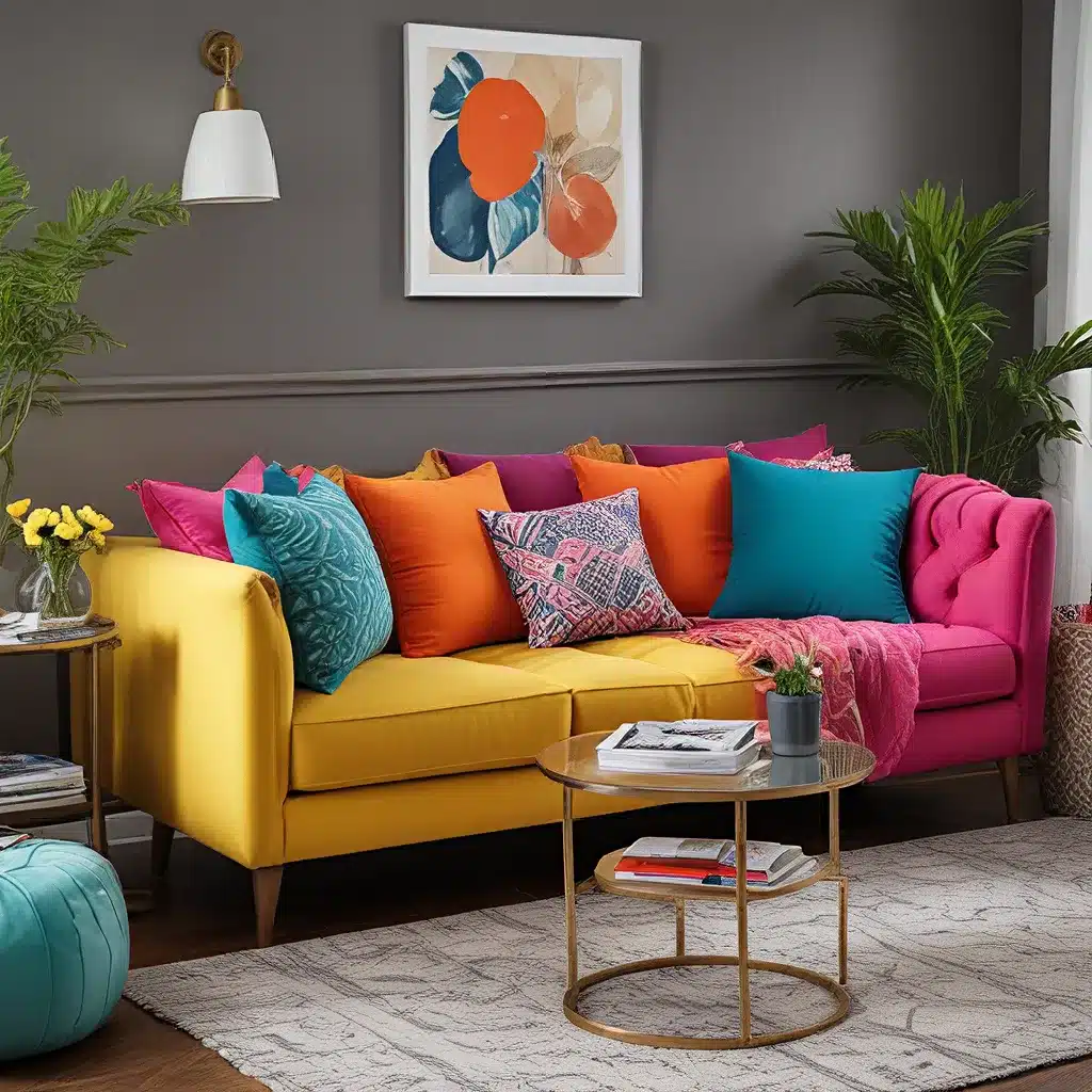 Vibrant Sofa Accents for Mood-Boosting Decor