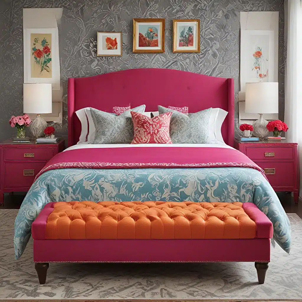 Vibrant Statements: Bold Upholstery for Standout Bedroom Style