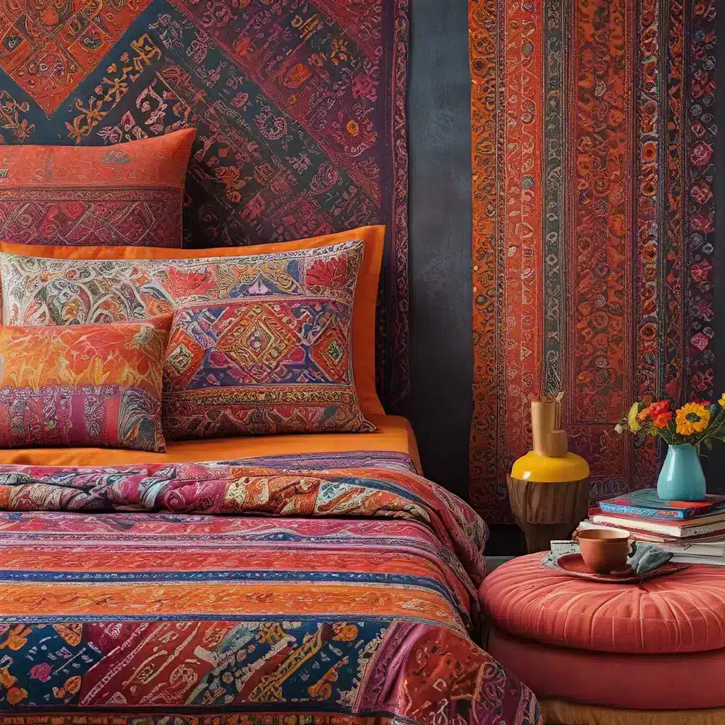 Vibrant Textiles and Patterns for Mood-Boosting Décor