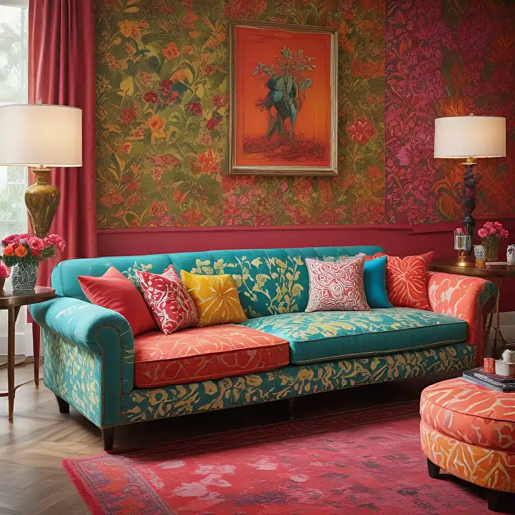 Vibrant Visions: Custom Sofas in Bold Colors and Prints