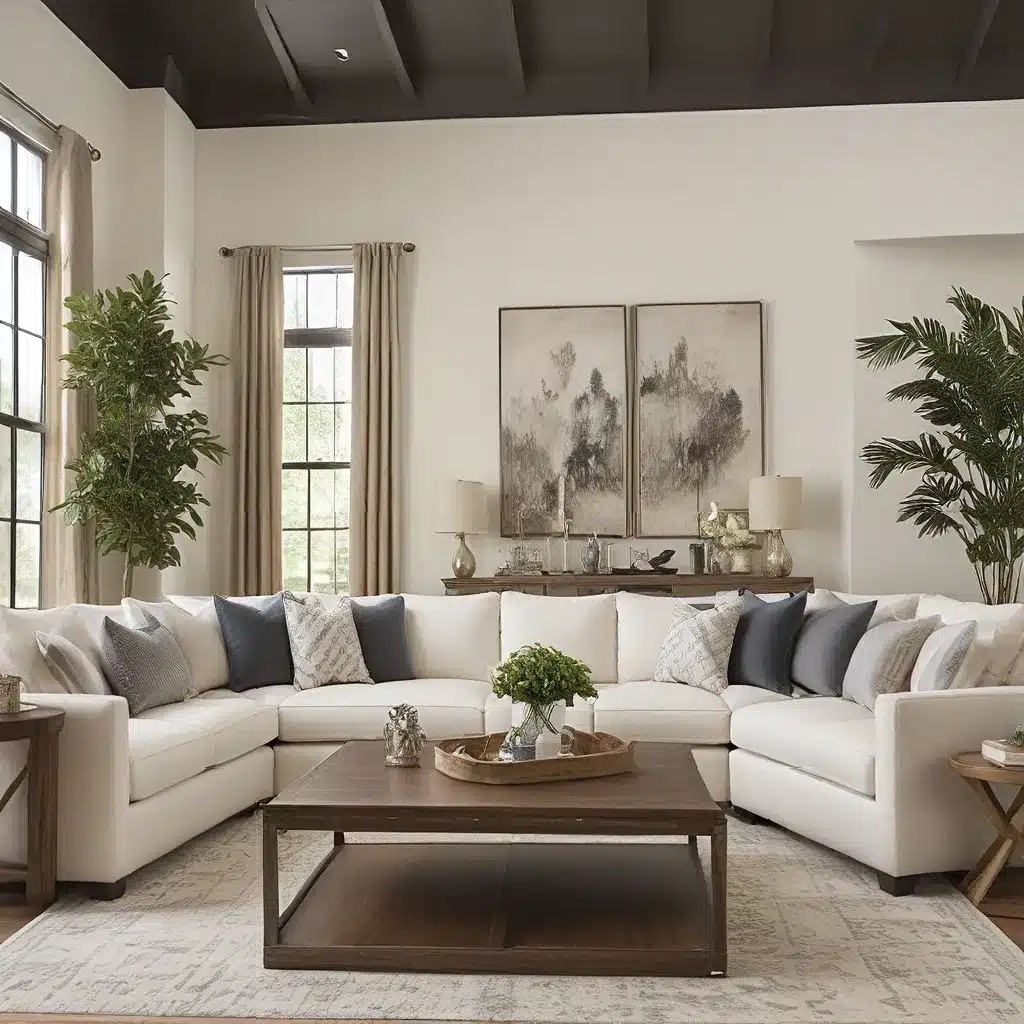 curate your cozy living room retreat with custom sofas