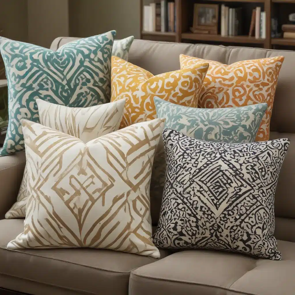 Accent Artistry: Patterned Pillows and Accessories with Pizzazz