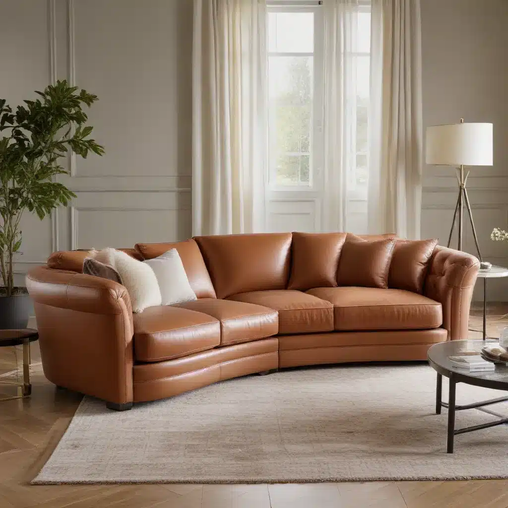 Classic Materials: Top-Grain Leather and Velvet Sofas