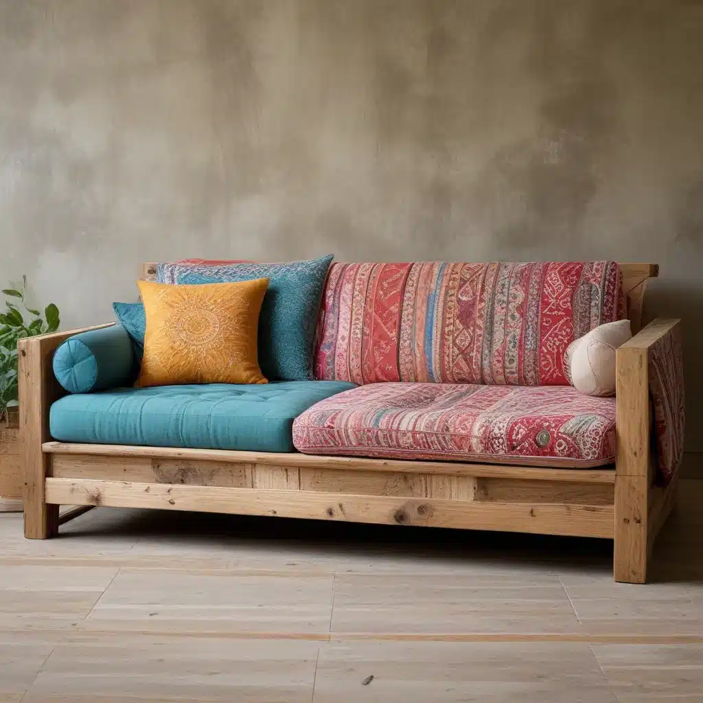 Craft a Bohemian-Inspired Sofa from Reclaimed Wood