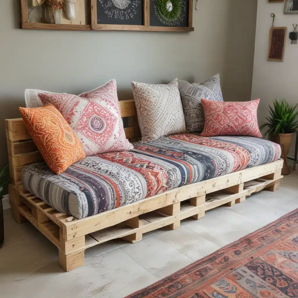 Craft a Boho-Inspired Sofa from Reclaimed Wood Pallets