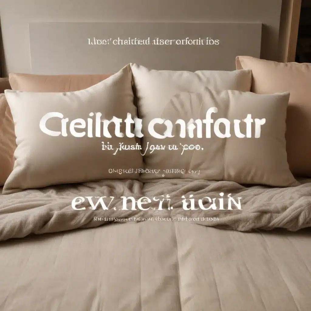 Crafted Comfort Just for You