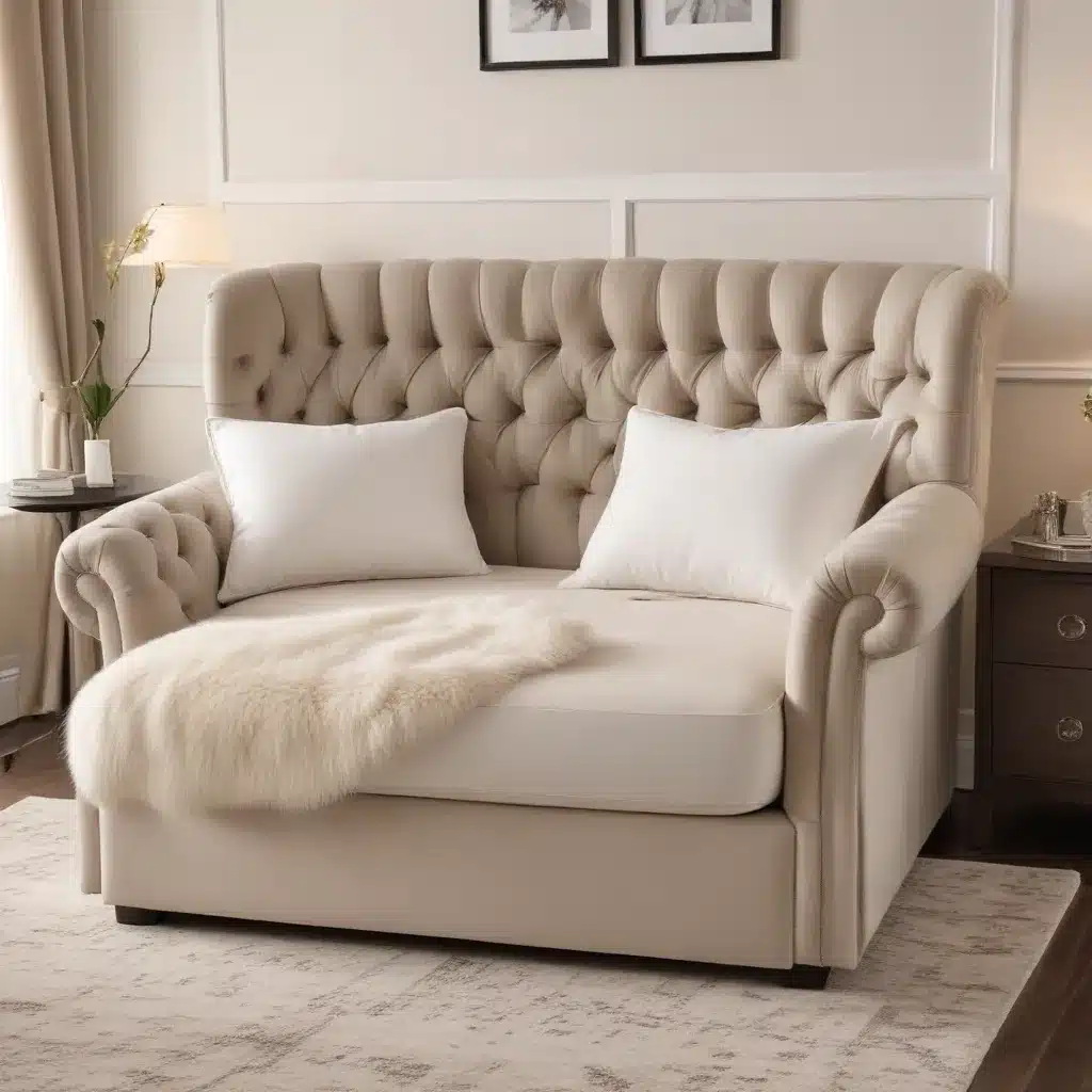 Curl Up in Comfort with Plush Bedroom Loveseats