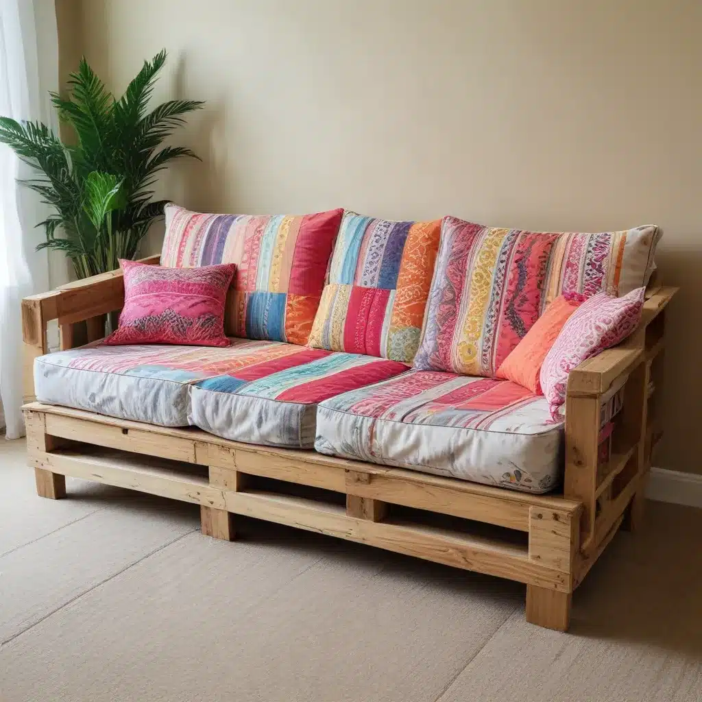 Embrace Boho Flair with a Handcrafted Pallet Sofa