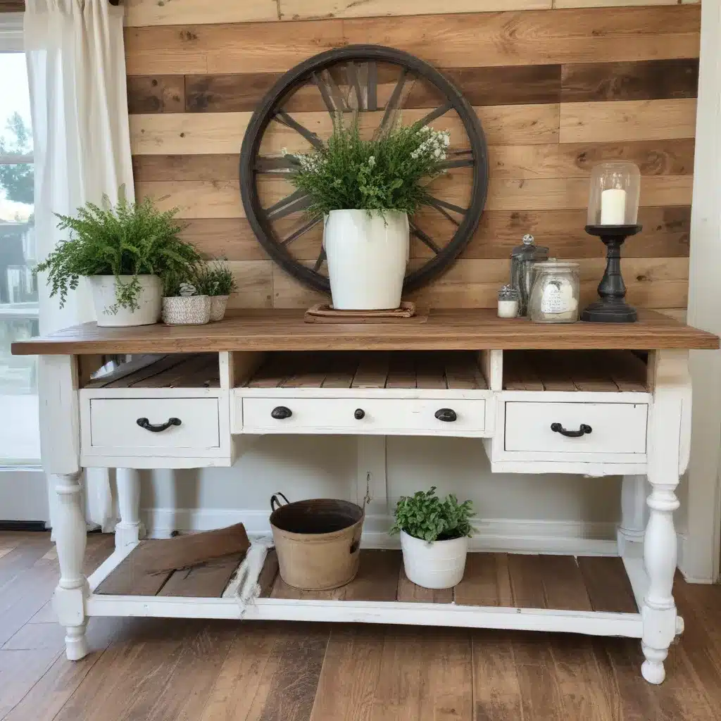 Embrace Farmhouse Charm with Repurposed Wood Furniture