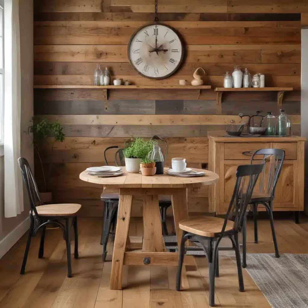 Embrace Farmhouse Style with Reclaimed Wood Furnishings