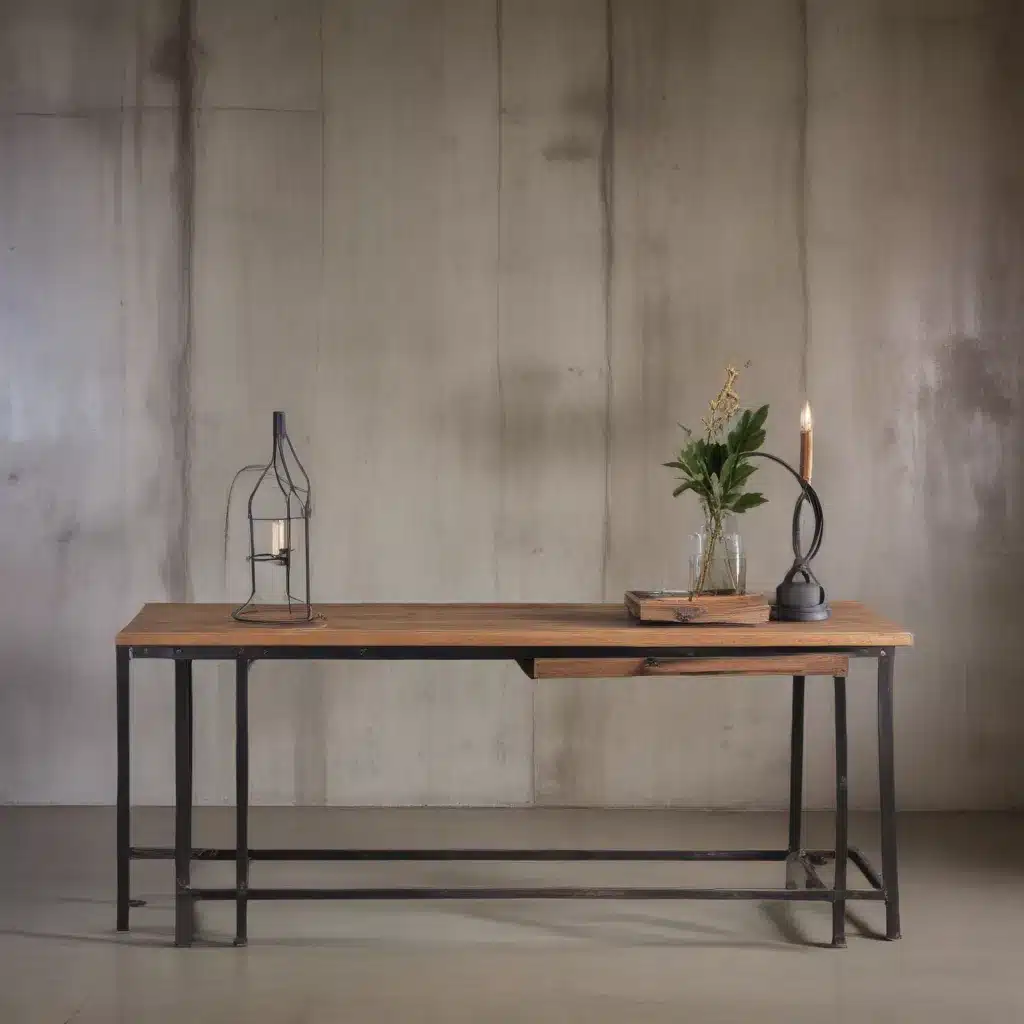 Industrial-Chic: Edgy Metal and Wood Furniture Pieces