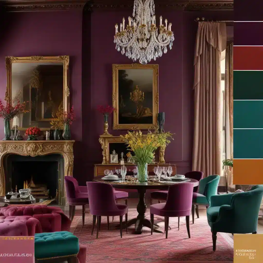 Jewel-Toned Elegance: Rich and Luminous Color Schemes