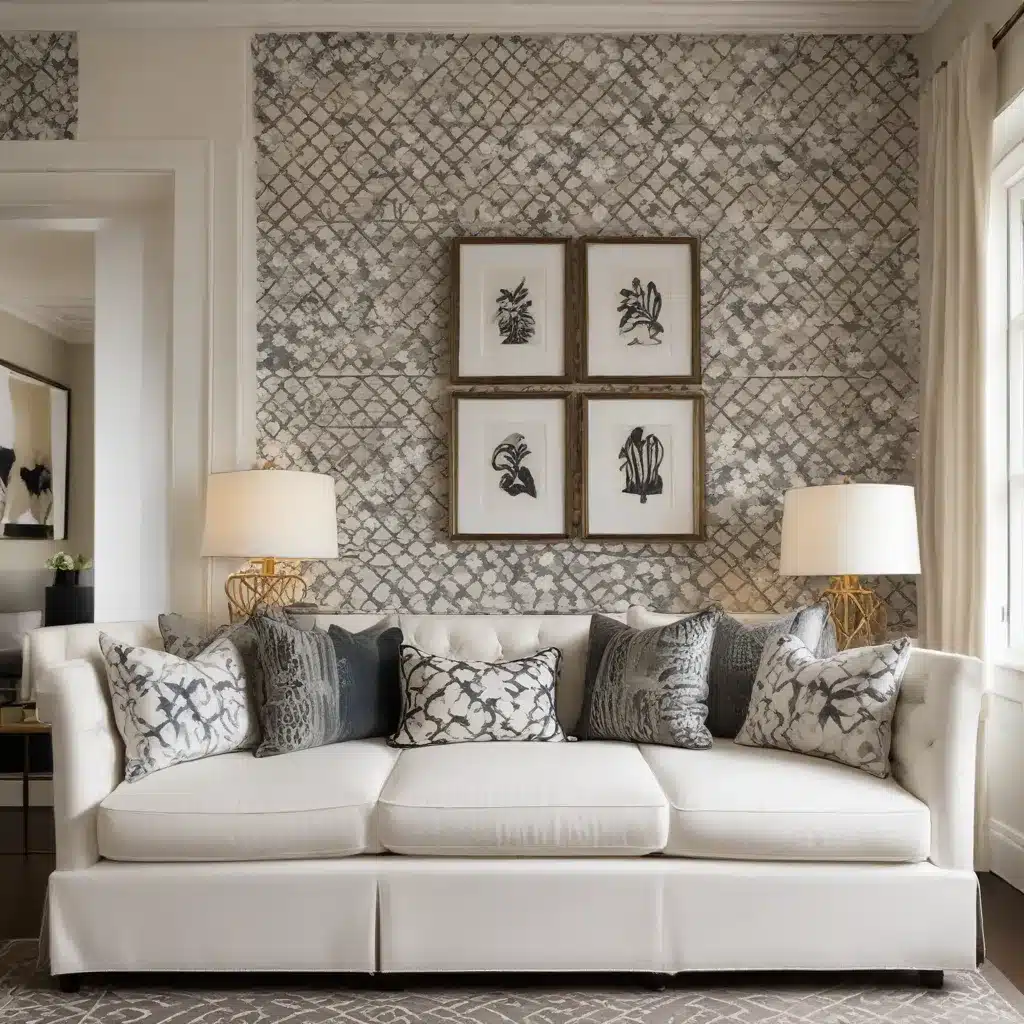 Lattice Luxe: Sophisticated Trellis Prints for Refined Interiors