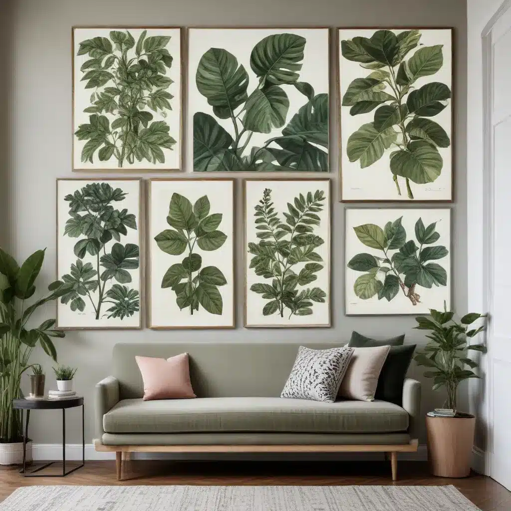 Lush Leaf and Botanical Prints for Nature-Inspired Spaces