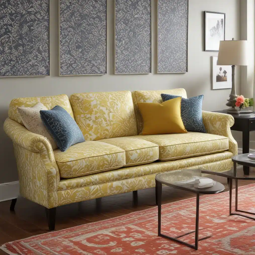 Personalize Your Sofa with Bold Fabric Selections