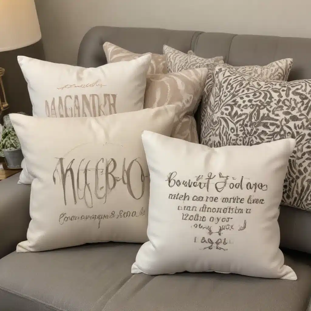 Personalized Accent Pillows to Complement Your Custom Furniture