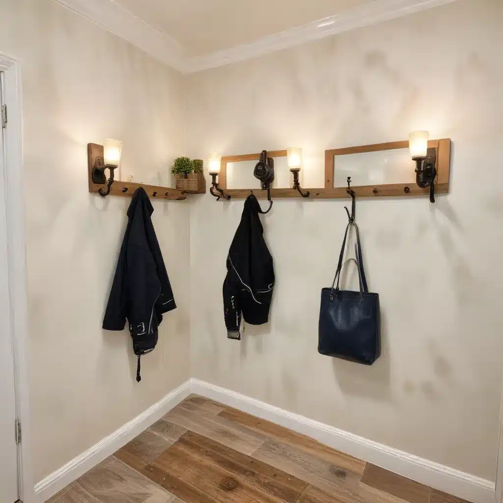 Powder Room Wall Hooks for Wet Gear Organization