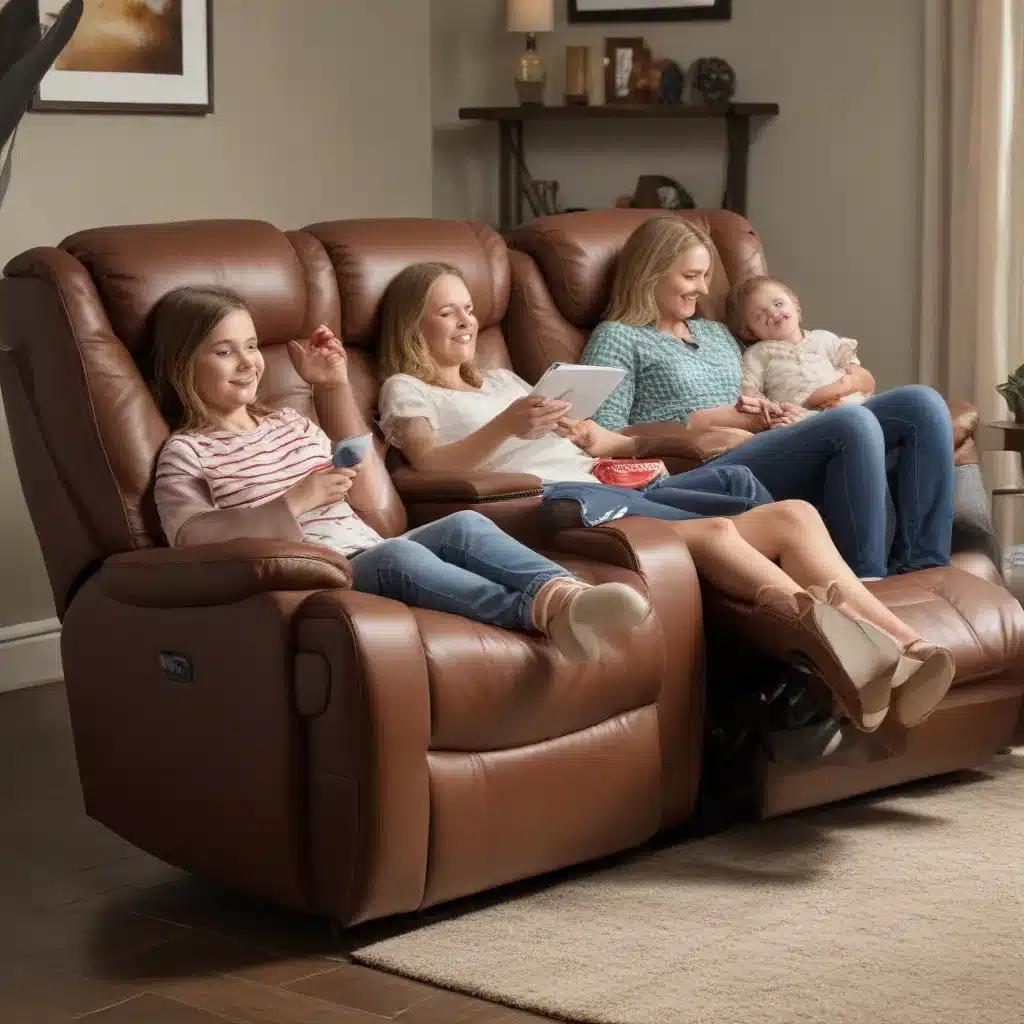 Premium Leather Provides Indulgent Comfort for Family Downtime