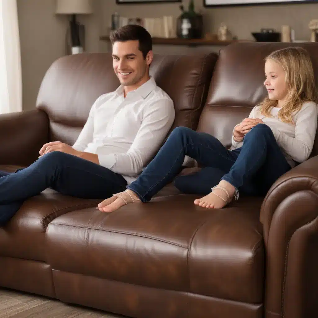 Premium Leather Provides Indulgent Family Relaxation and Comfort