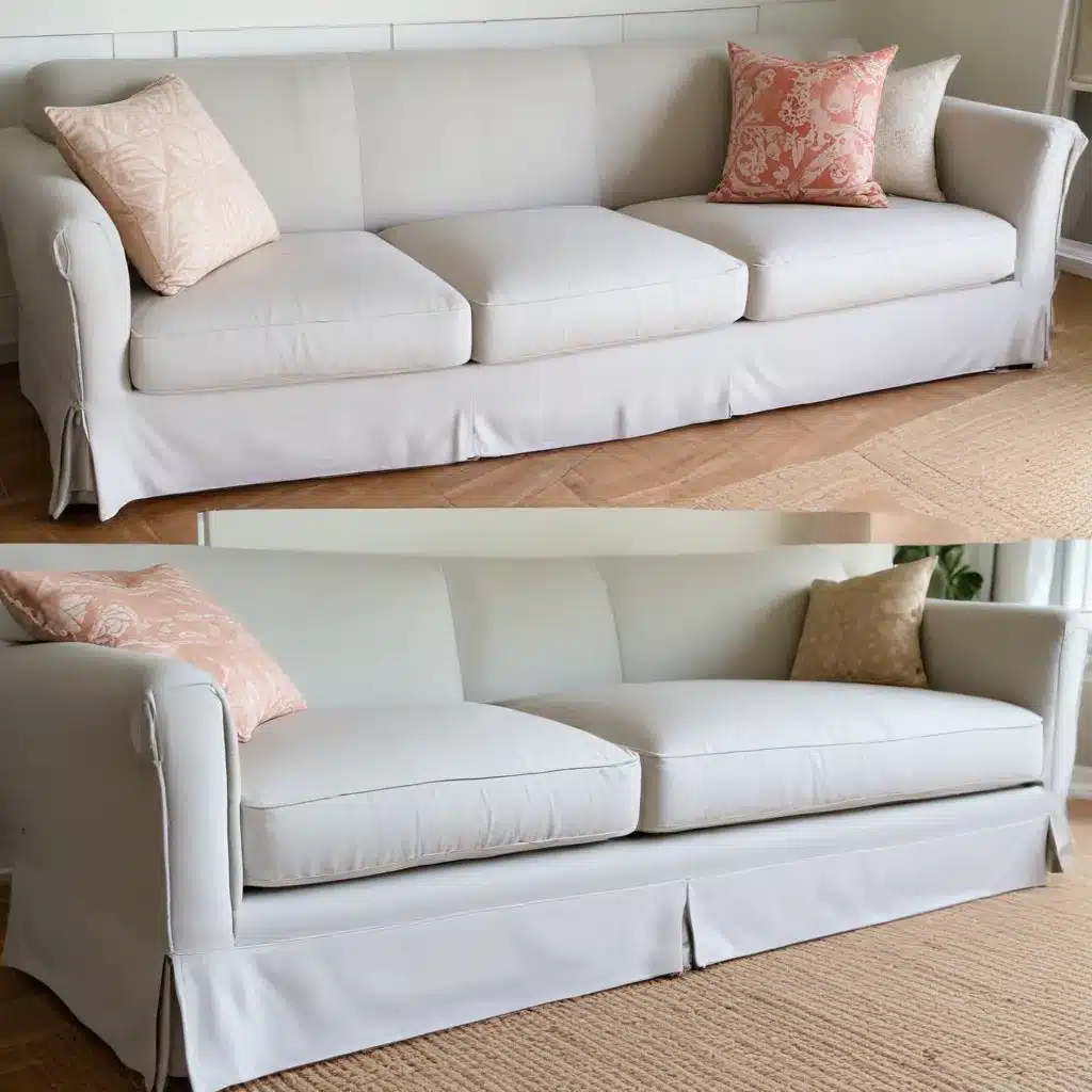 Refreshing Worn Sofa Upholstery with Clever DIY Hacks