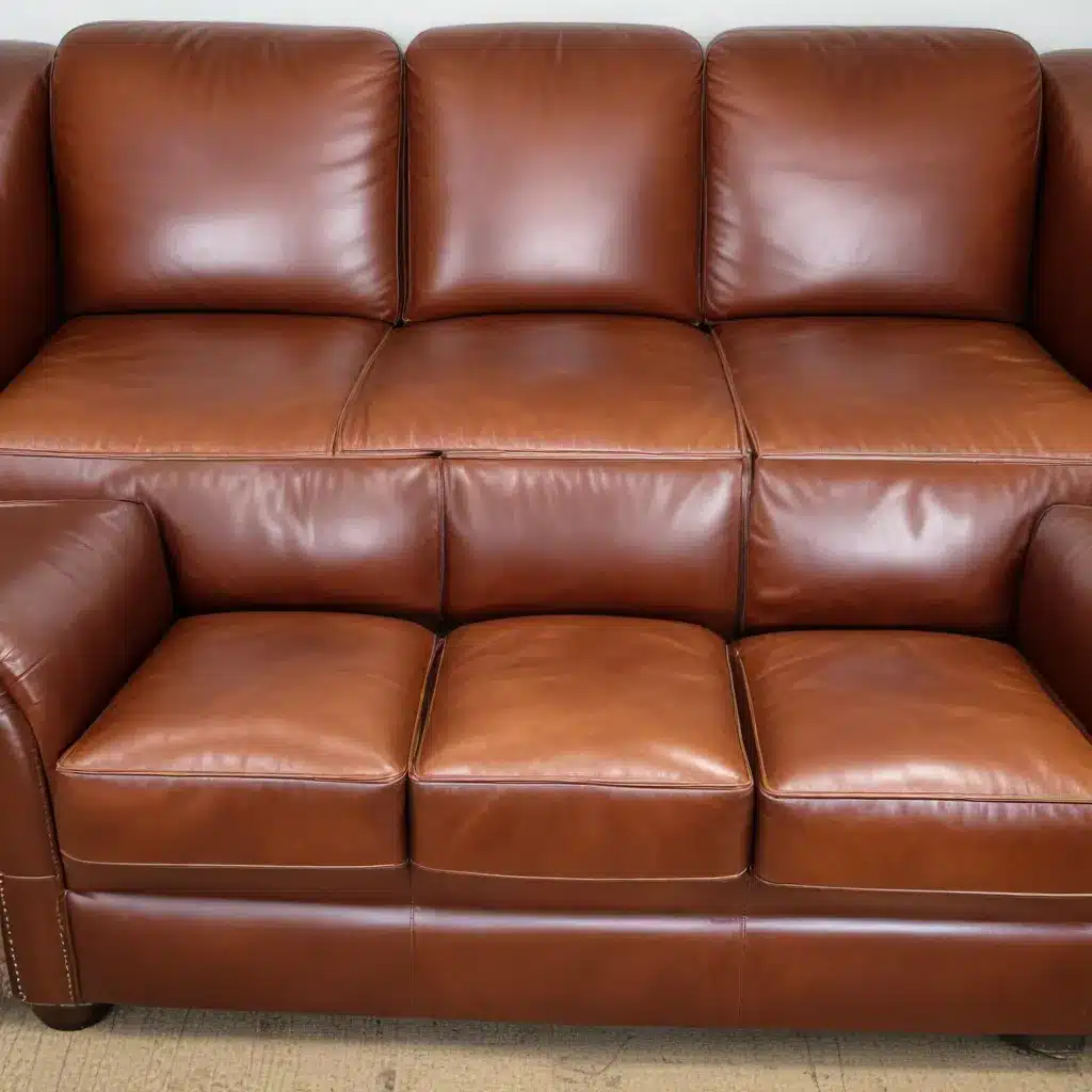 Rejuvenating Time-Worn Leather Sofa Upholstery