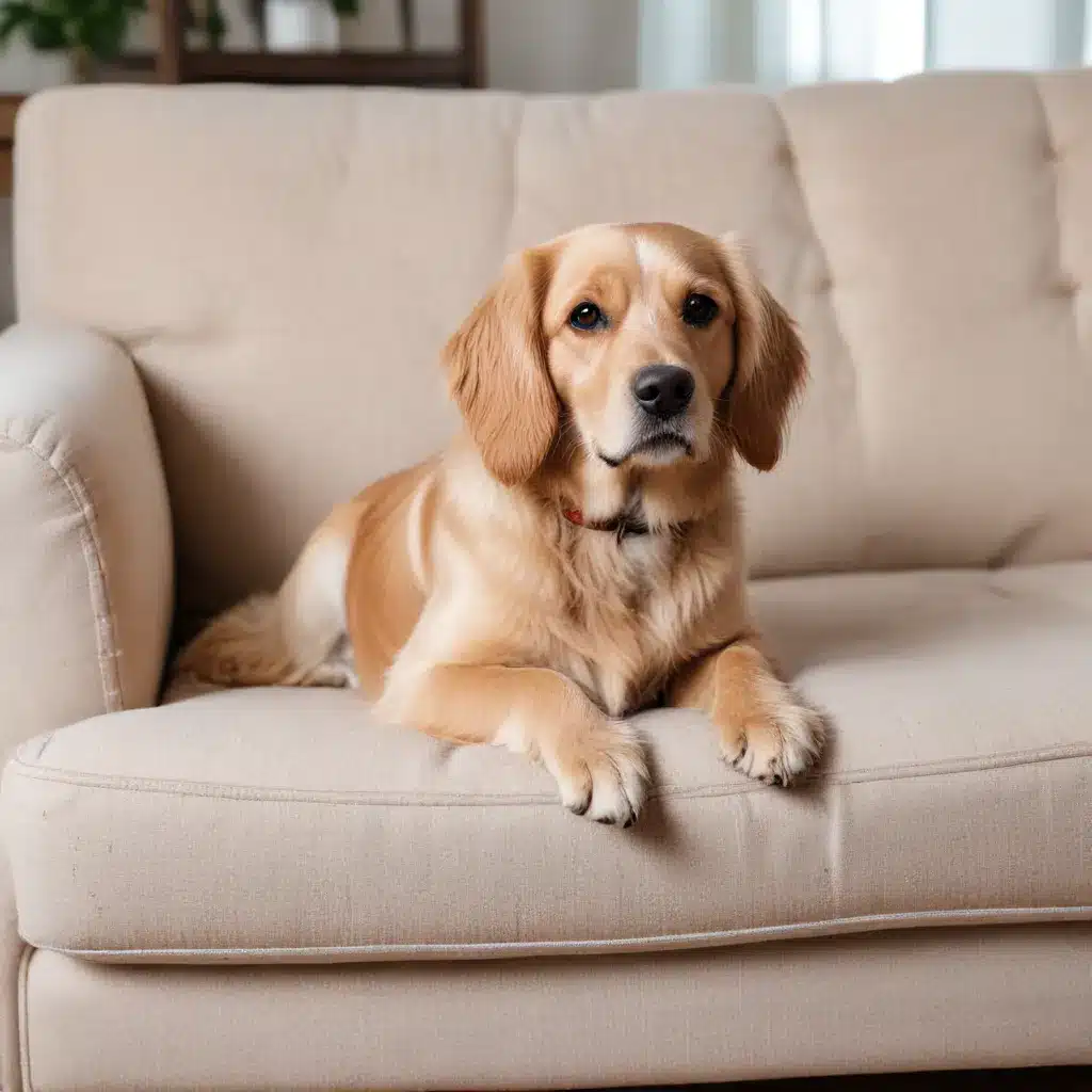 Removing Stubborn Pet Hair from Delicate Sofa Upholstery