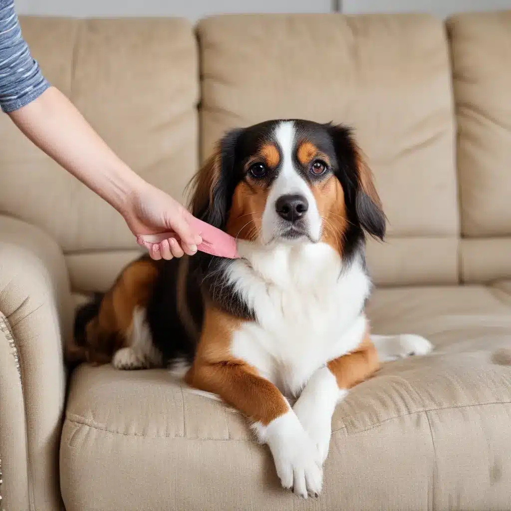 Removing Stubborn Pet Hair from Delicate Upholstery