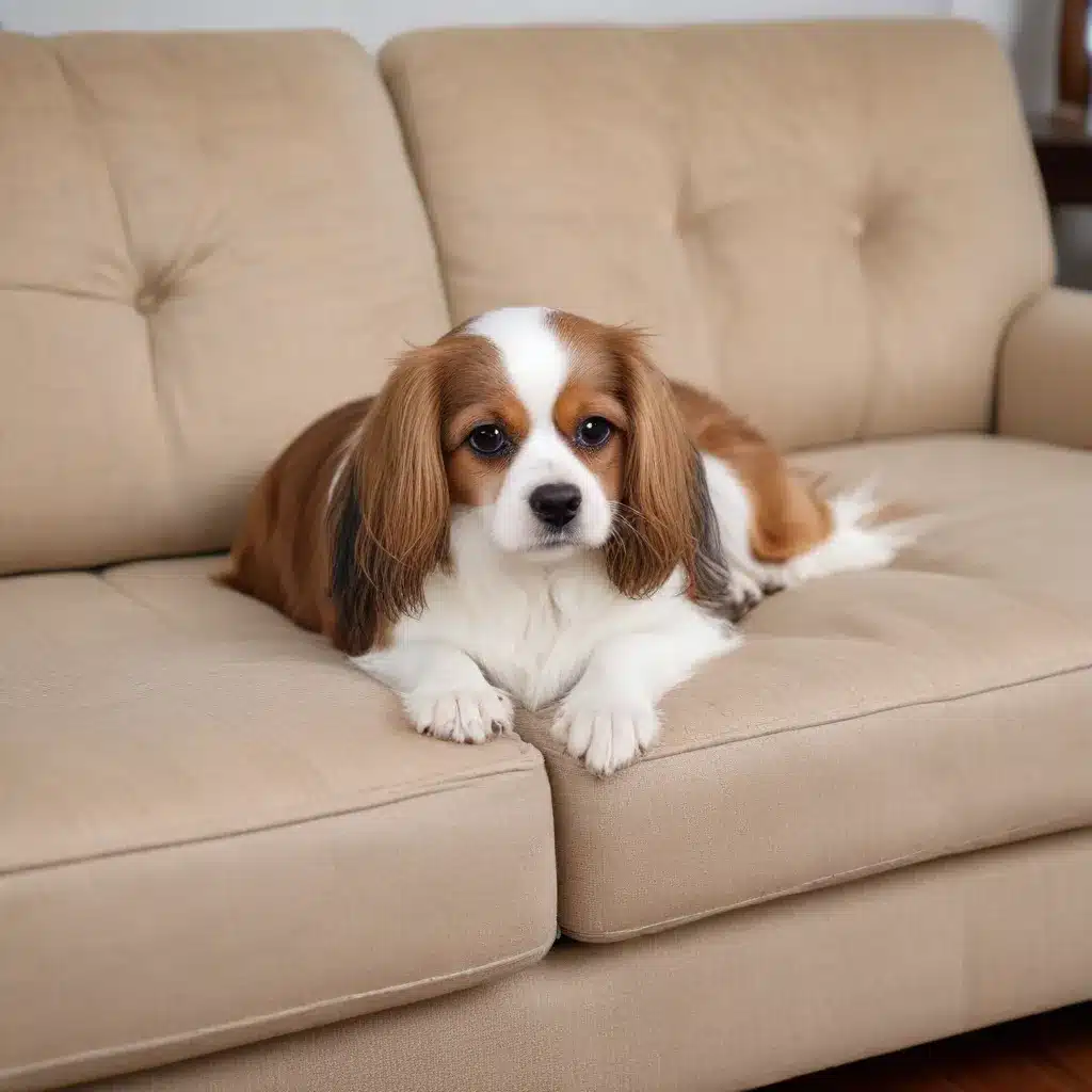 Removing Stubborn Pet Hair from Sofa Upholstery