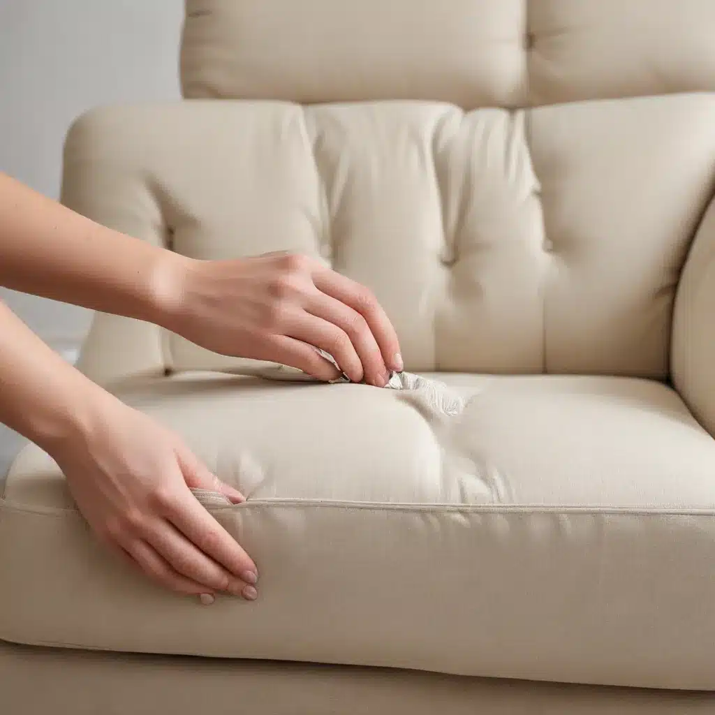 Removing Tough Stains from Delicate Upholstery Fabrics