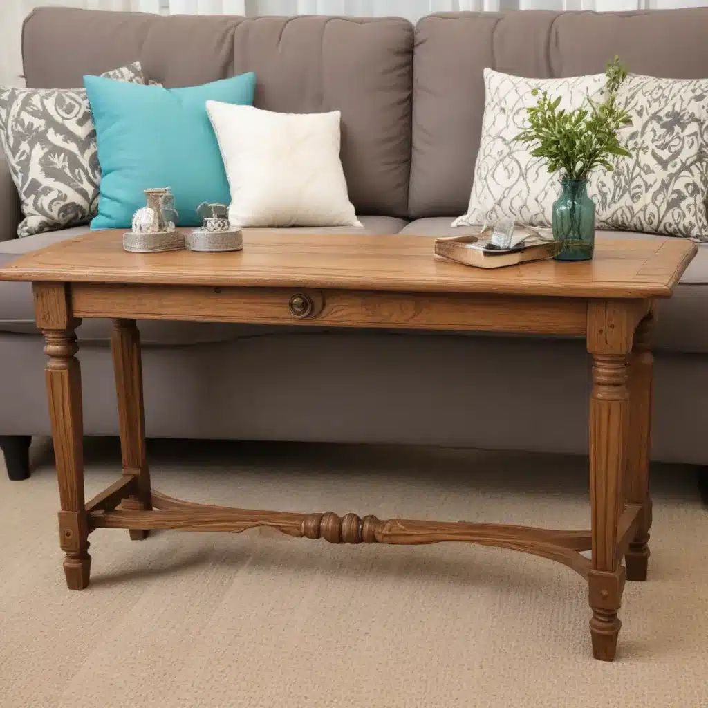 Repurpose Old Furniture into One-of-a-Kind Sofa Tables