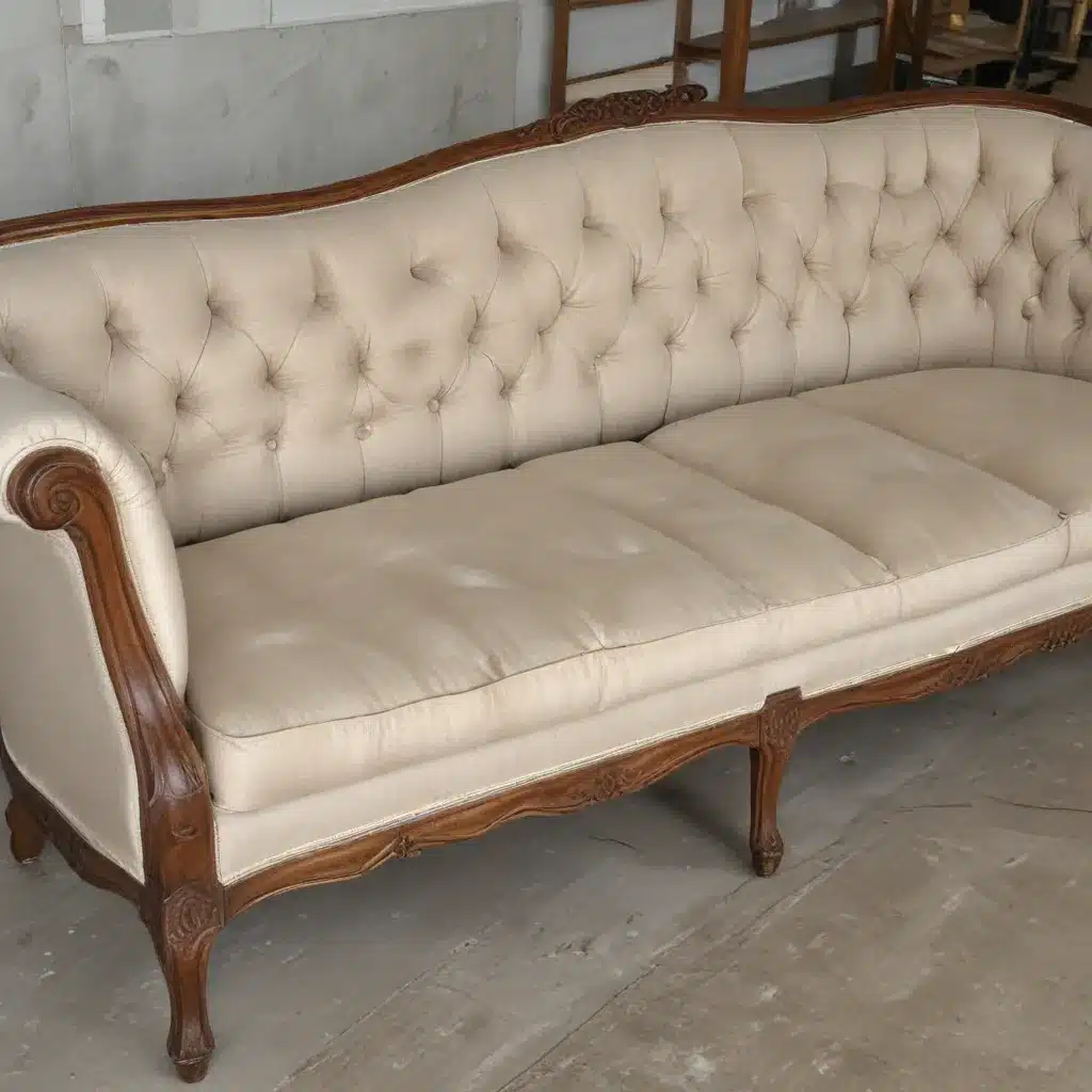 Reviving Faded Upholstery on Vintage Sofa Frames