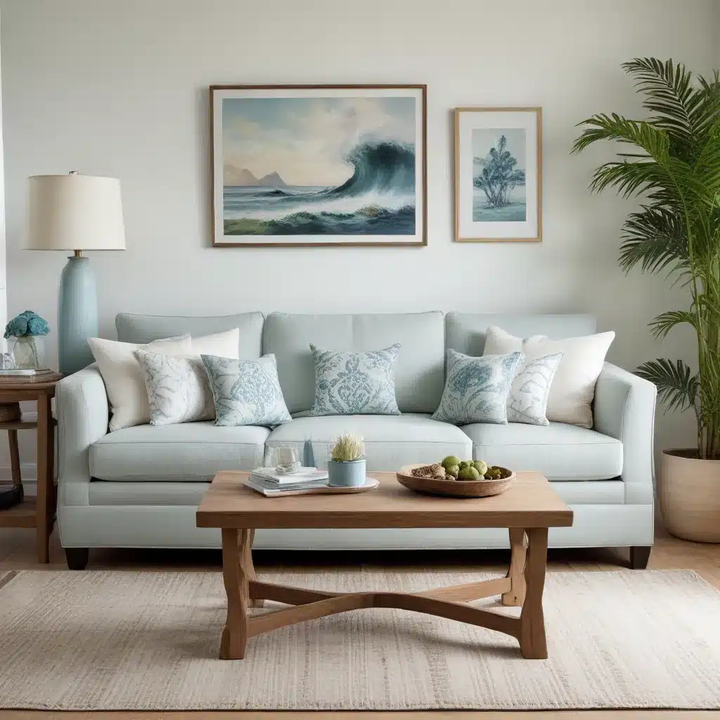 Sofa Spectacular: Coastal Calm – Soothing Oceanic Hues and Motifs