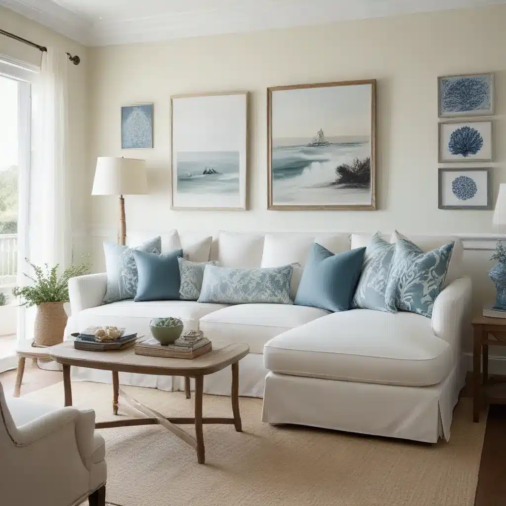 Sofa Spectacular: Coastal Chic – Soothing Oceanic Hues and Motifs