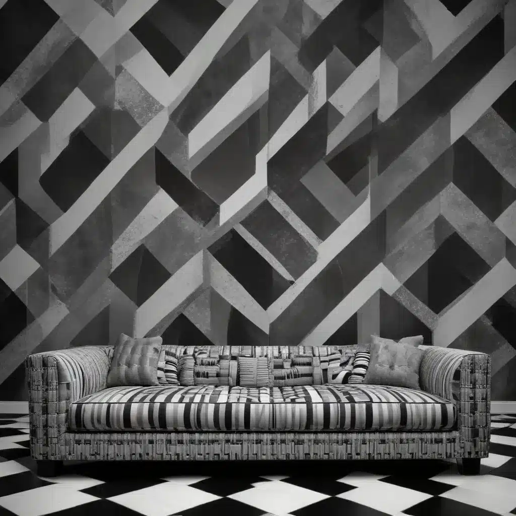 Sofa Spectacular: Graphic Glamour – Striking Optical Illusions