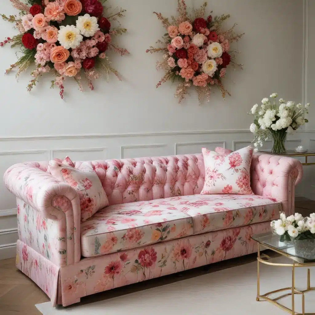 Sofa Spectacular: In Full Bloom – Updating Floral Designs