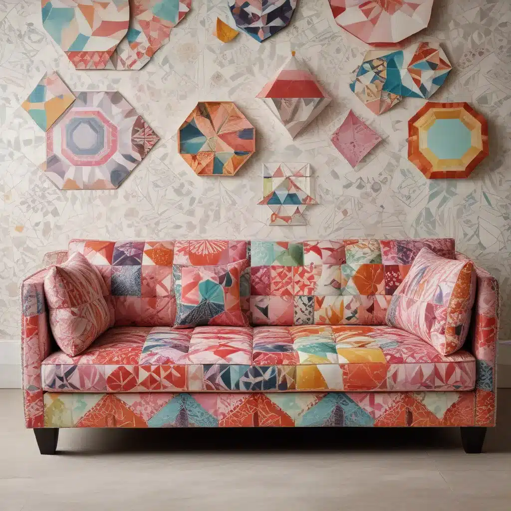 Sofa Spectacular: Kaleidoscopic Confections – Playful Geometric Prints