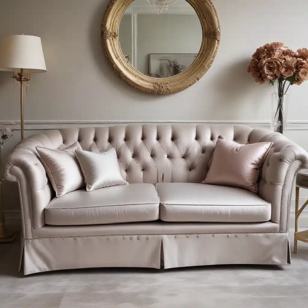 Sofa Spectacular: Subtly Posh – Satin, Lustrous and Metallic Finishes