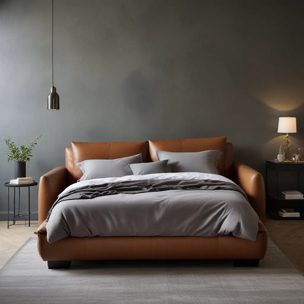 Sophisticated Slumber: Leather Sofas for Bedroom Bliss