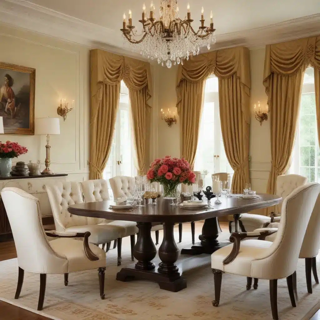 Sumptuous Silk Upholstery Elevates Elegant Family Entertaining