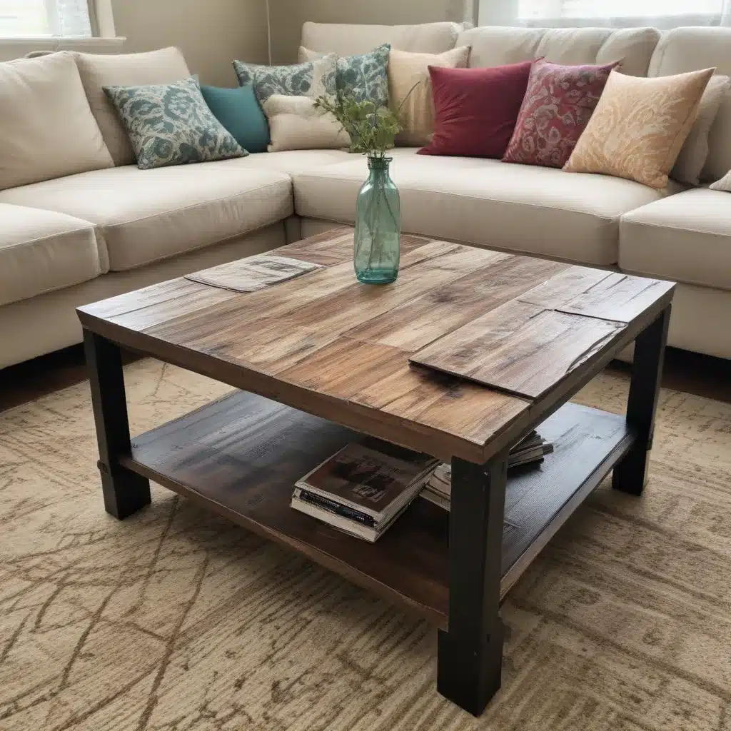 Upcycle Thrift Store Finds into Unique Coffee Tables