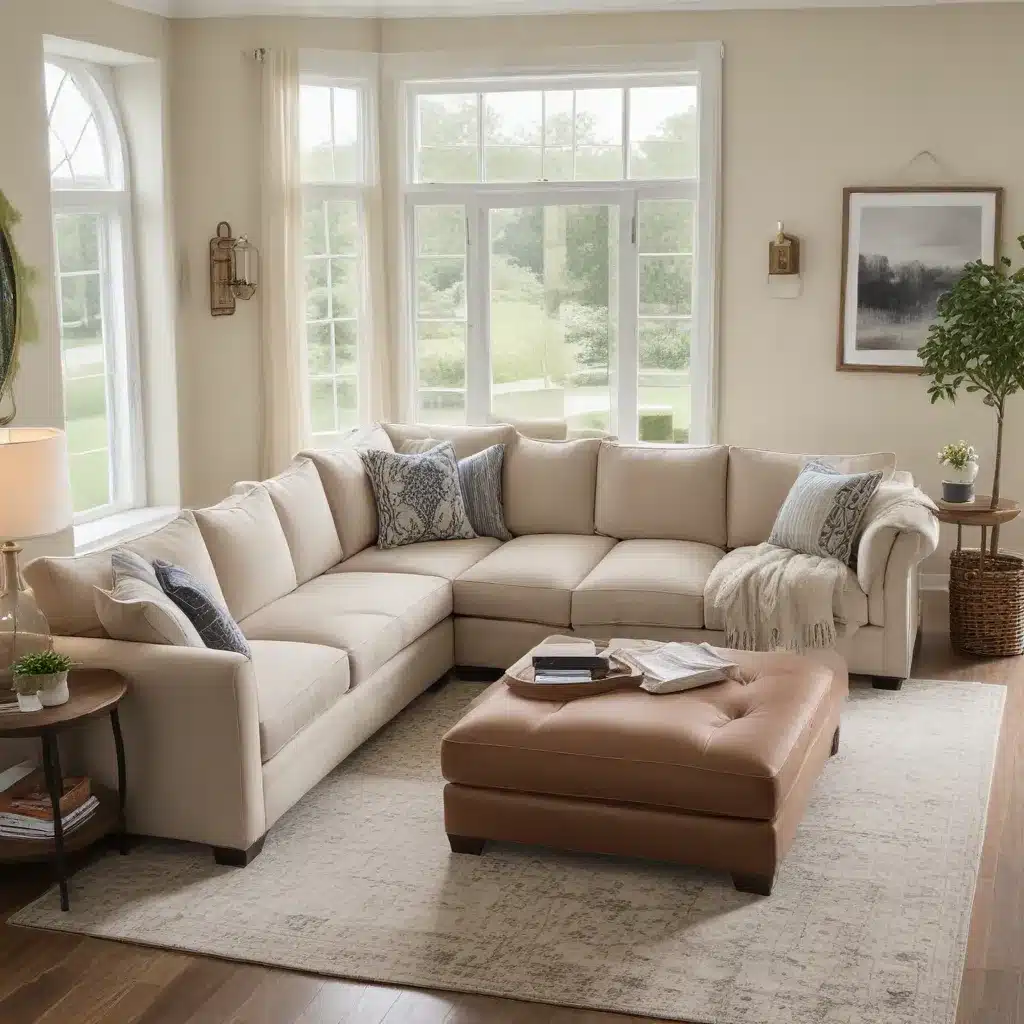 Versatile Sectionals Offer Flexible Seating Arrangements for Family Rooms