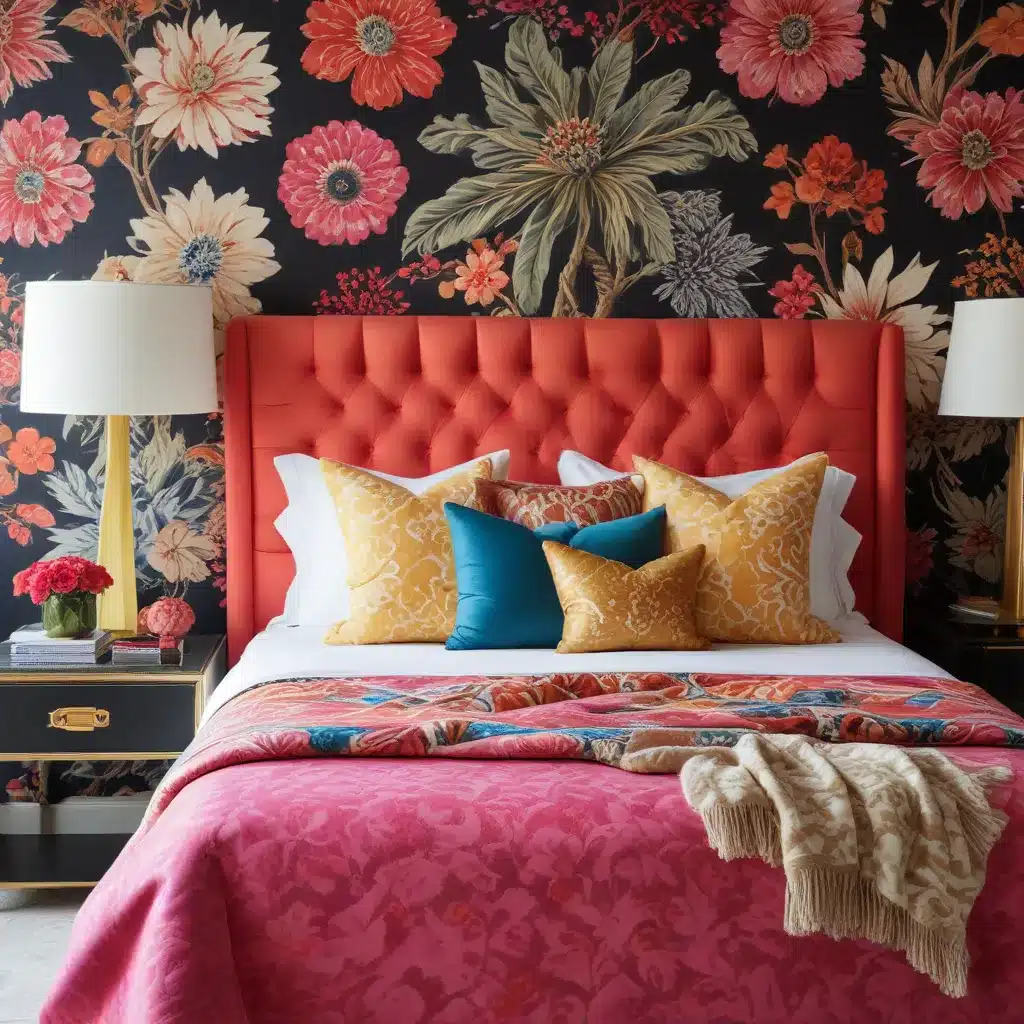 Vibrant Upholstery: Bold Statements for Standout Bedrooms