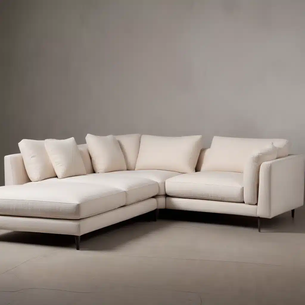 Architectural Arm Designs Redefine the Classic Sofa Silhouette