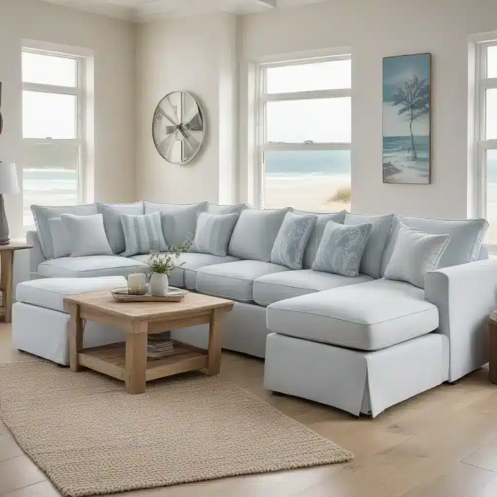 Coastal Cool 8211 Corner Sofa Beds in Relaxed Beachy Fabrics