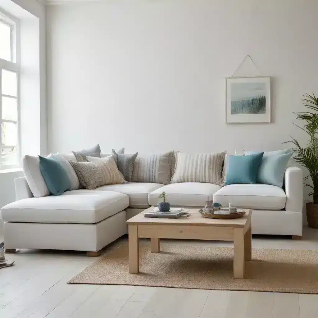 Coastal Cool Corner Sofa Beds in Relaxed Beachy Fabrics