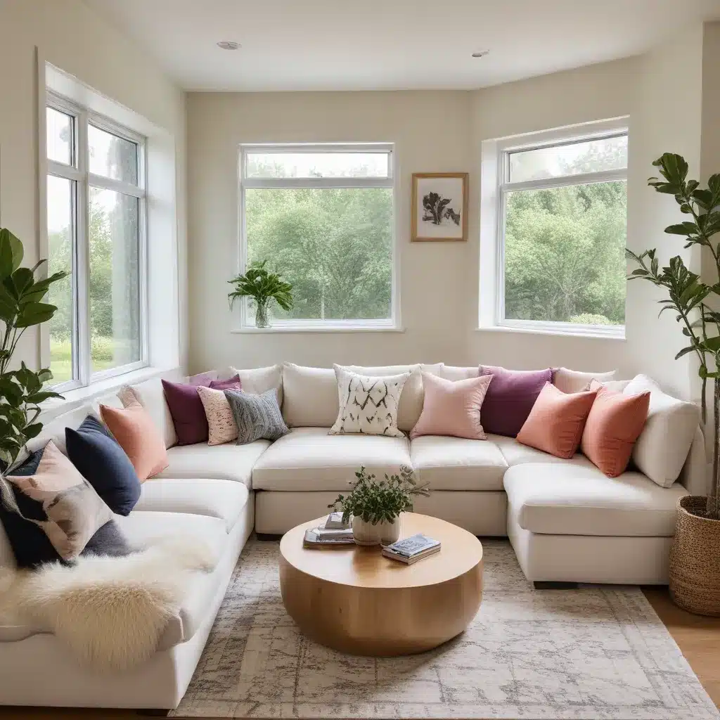 Create a Cozy Nook with a Custom U-Shaped Sofa