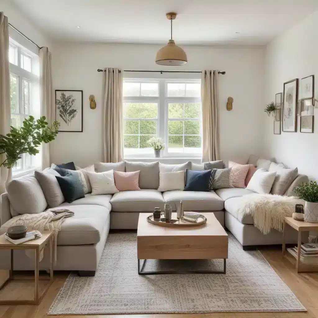 Create a Cozy Nook with a Versatile and Functional U-Shaped Sofa Arrangement in Your Home