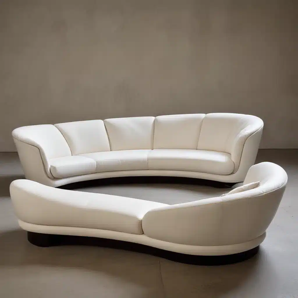 Curvaceous Elegance Sofas that Command Attention with Sweeping Forms