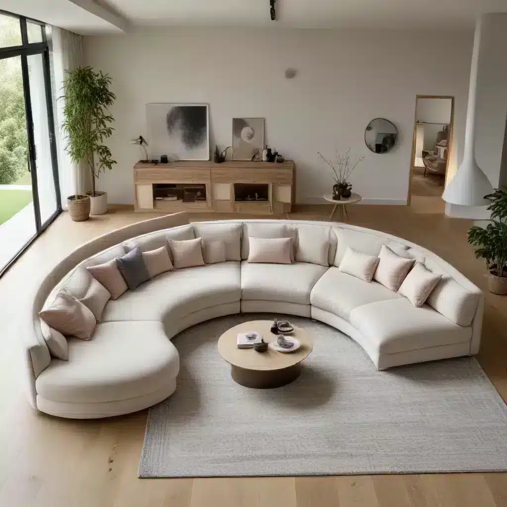 Curve Your Way to the Ultimate Relaxation Spot with a U-Shaped Sofa