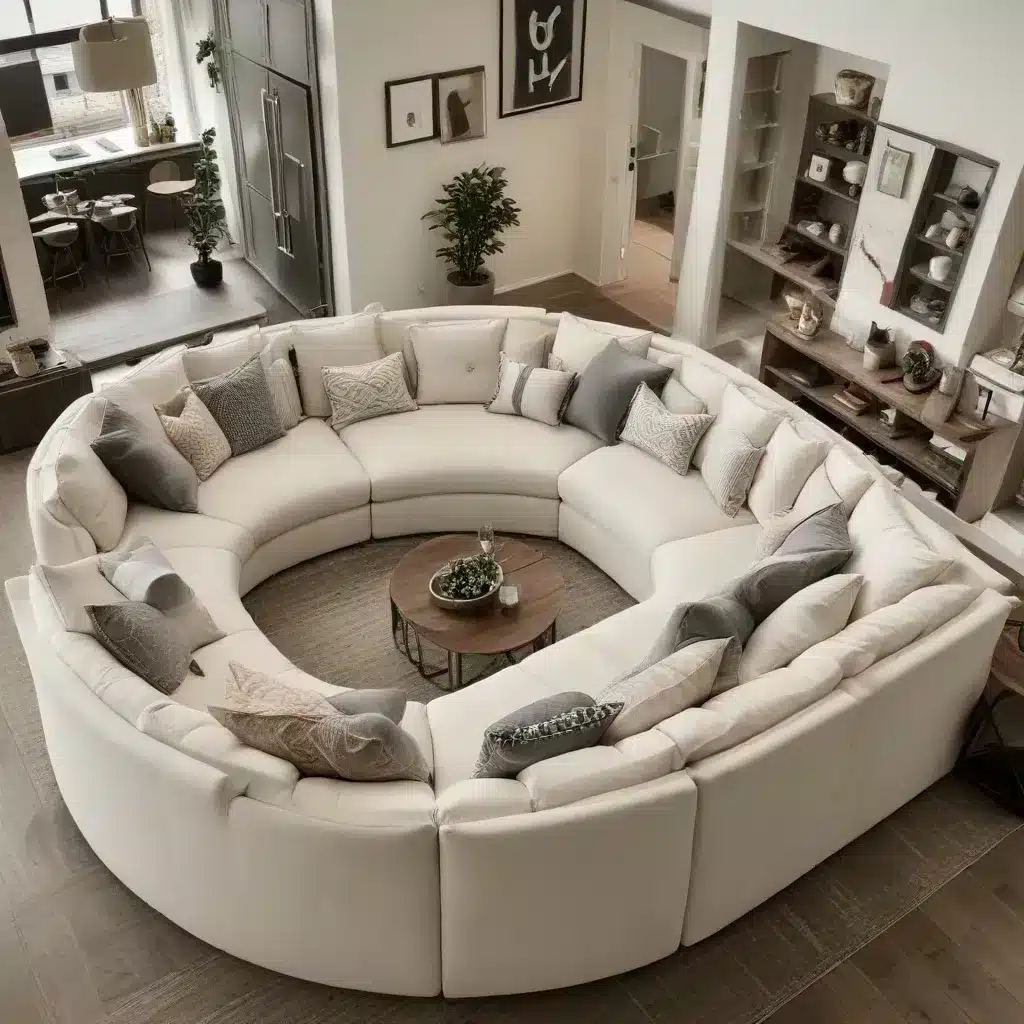 Customize Your Cozy Gathering Area with a Versatile and Stylish U-Sofa